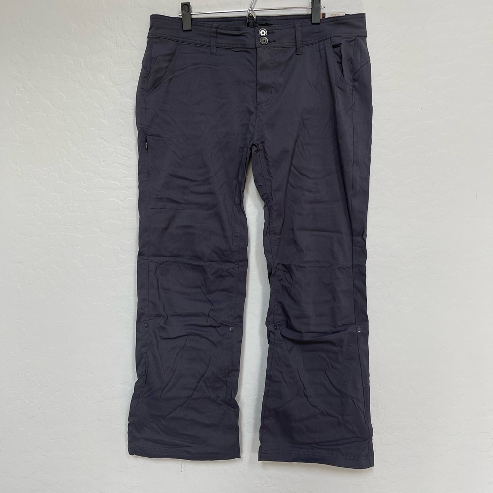 Prana Halle Pant Short Inseam in Coal size 16 - Picture 3 of 13